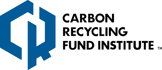 Logo design concept of carbon recycling.